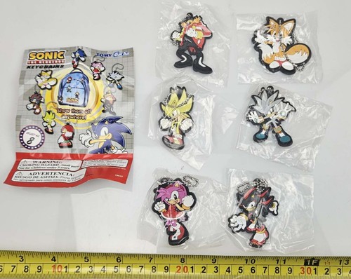 Gacha Tomy Sonic the Hedgehog Llaveros Dije Sombra/Cola/Amy Rose/Plata - Imagen 7 de 7