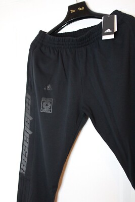 New Adidas Yeezy Calabasas Track Pants Black/Black Size M