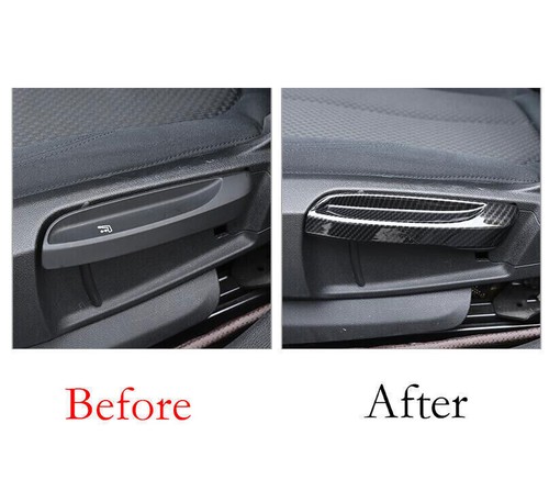 For BMW 2 Series Touring 17-2018 ABS Carbon Fiber Seat Memory Button Switch Trim - Imagen 4 de 7