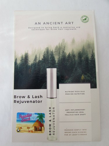 2 Brow & Lash Rejuvenator .33 fl oz By Paradise Beach EyeBrow Hair Regrowth - Picture 2 of 3