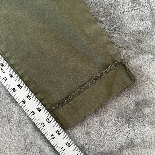 Kut From The Kloth Amy gerades Bein kurz grün khaki Hose Damen 8 Chino - Bild 8 von 9