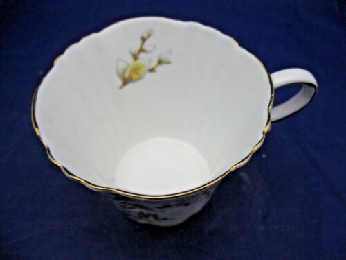 TAZZA DA TÈ E PIATTINO ROYAL STANDARD - VINTAGE - FIORI ROSA E GIALLI - INGHILTERRA - Foto 5 di 9