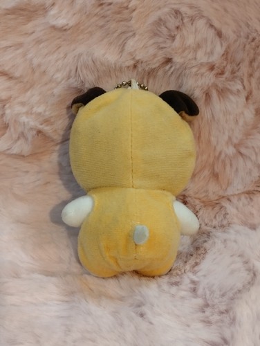 Vintage 1998 Hello Kitty Mini Yellow Dog w/ Hood 3.5" Plush Doll Sanrio VG Cond - Picture 7 of 12