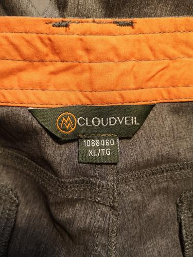 New Cloudveil Women's Travel Pants Size XL Gra Roll Up Leg Stretch Blend NWT - Picture 11 of 13