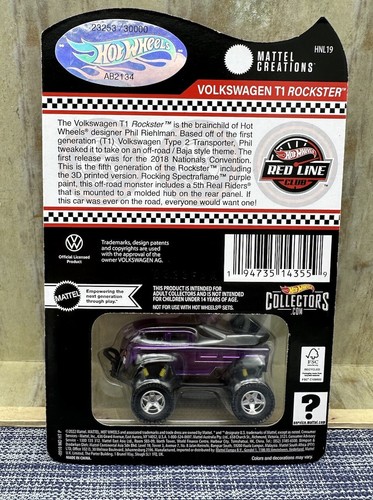 Hot Wheels RLC Exclusive Volkswagen T1 Rockster Purple - Picture 5 of 6