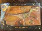 Mattel Jurassic World Amber Collection Velociraptor Echo Dinosaur Toy Figure New