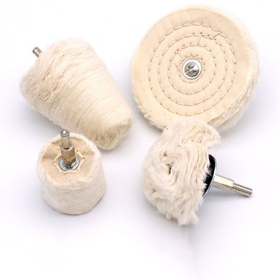 White Cotton Buffing Polishing Mop Wheel Pads For Drill Buffer Polish Wheels White Cotton Buffing Polishing Mop Wheel Pads For Drill Buffer Polish Wheels
