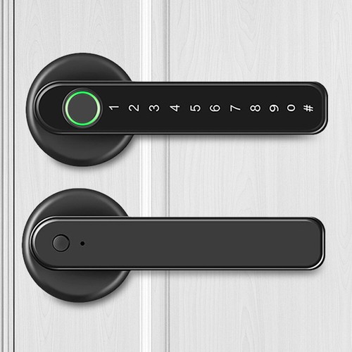 Aoresac 6in1 Smart Door Knob Fingerprint Passcode Keypad Entry Door Handle I3T4 - Picture 10 of 11