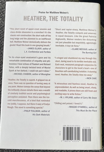 Heather, the Totality Weiner, Matthew Hardcover - Picture 3 of 3