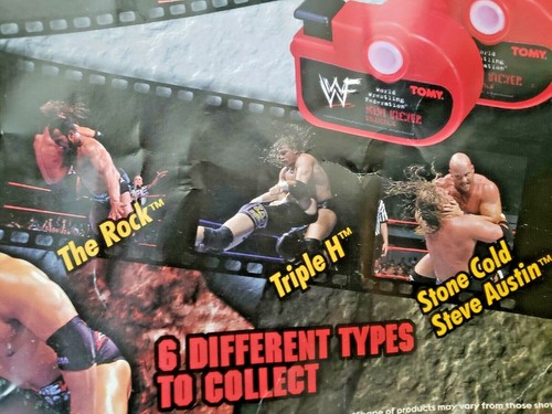 WWF WORLD WRESTLING FEDERATION MINI VIEWER COLLECTION 6 PC SET Rock Stone WWE - Picture 3 of 5