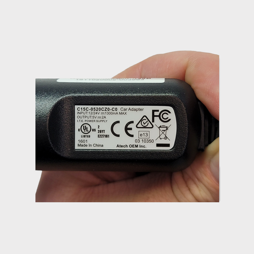 HONEYWELL, CT50, MOBILE ADAPTER, SNAP-ON CUP WITH CIGARETTE LIGHTER PLUG - Picture 2 of 3