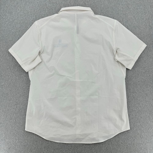 Lululemon Airing Easy Shirt Mens XXL White S/S Stretch Active Button Up NWT* - Picture 8 of 13