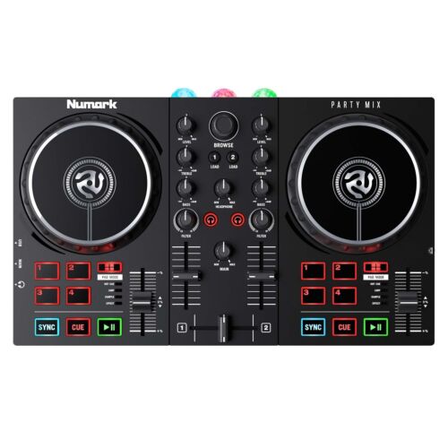 Numark Party Mix II Serato LE DJ Controller w Built In Lightshow+Headphone - Picture 2 of 12