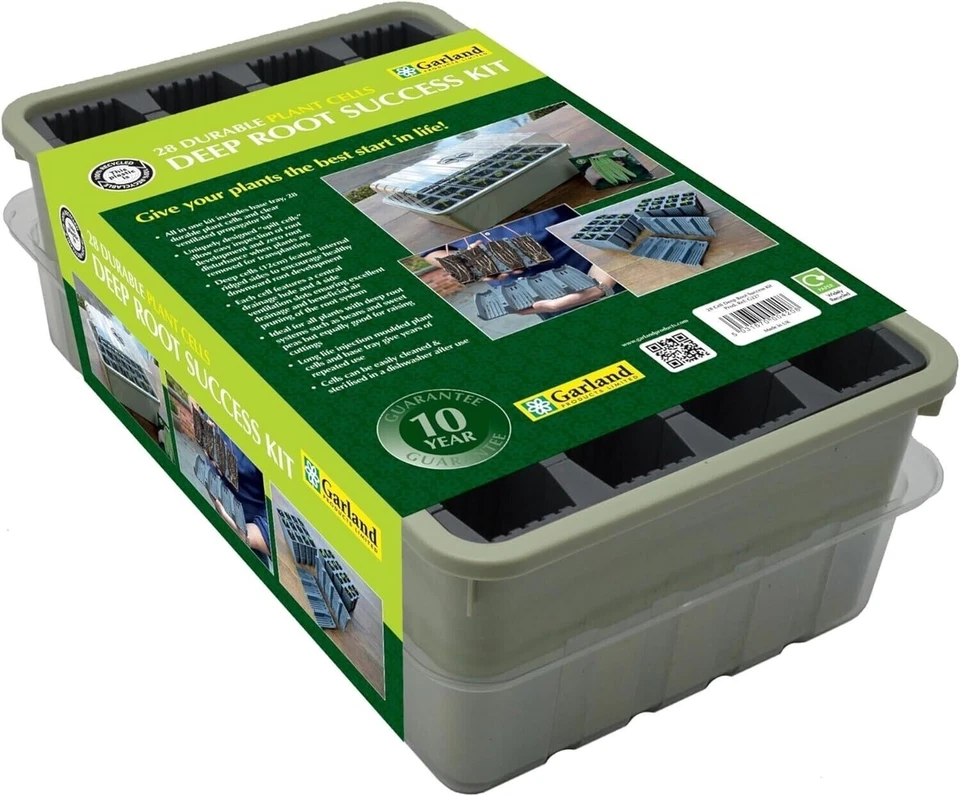 28 Durable Cells Deep Rootrainer Root Trainer Set Plug Plant Seed Long Life Tray - Image 3 of 4