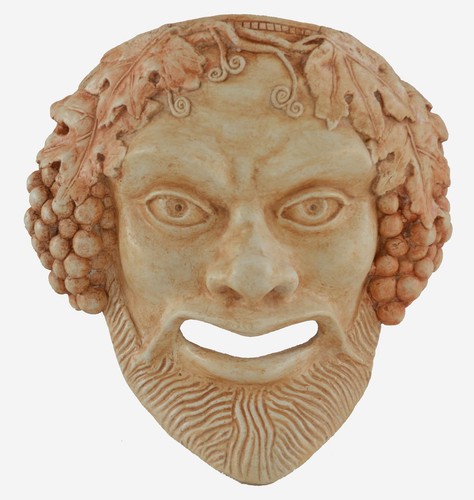 Maschera di Bacco "il liberatore" - Teatro greco antico - Foto 1 di 2