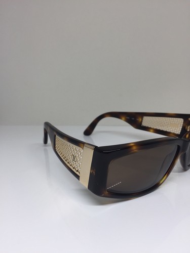 Nuovi Occhiali da Sole Vintage Valentino V605 Valentino 605 C. 126 L'Avana con Oro Italia - Foto 5 di 12