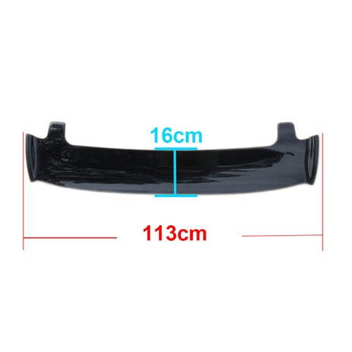 Matte Black For HONDA FIT 3rd GK Jazz 4DR Hatchback Rear Universal Trunk Spoiler - Picture 2 of 4