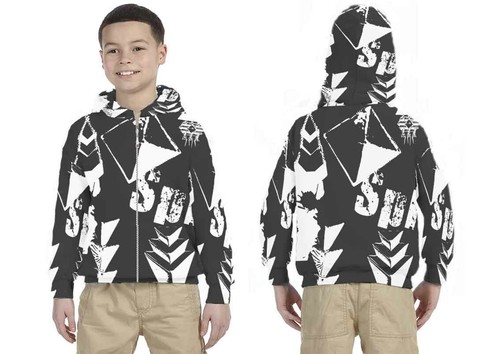 Kids Hoodie Pop Art Macho Hoodie Unisex For Children - Picture 3 of 4