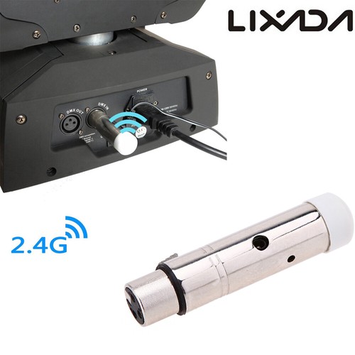 1-10 Pcs LIXADA 2.4G DMX512 Wireless Female XLR Receiver for Stage Par Light LOT - Picture 3 of 14