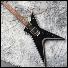 Solid Body Dime Electric Guitar FR Bridge Chrome Hardware Silver Burst Free Ship