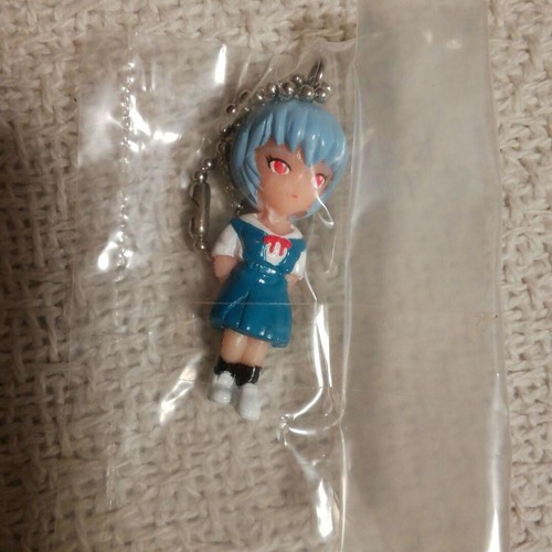 Neon Genesis Evangelion Figur Schlüsselanhänger Rei Ayanami Japan Retro Rare M529 - Bild 6 von 8