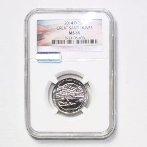 2014 D Great Sand Dunes Quarter NGC & MAC MS68 ***Rev Tye's*** #5033115