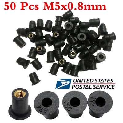 Fenders,Bumpers Body Parts 50 Pcs M5x0.8mm Fixed Nuts for Motorcycle Fairings Fenders,Bumpers Body Parts 50 Pcs M5x0.8mm Fixed Nuts for Motorcycle Fairings