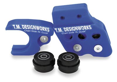 TM Design Works Blue Factory Edition 1 Rear Chain Guide RCG-SMX-BU