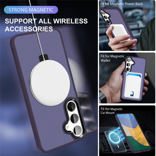 For Samsung Galaxy S24 S23 Ultra Plus Magsafe Magnet Case Heavy Duty Ring Cover - Picture 37 of 71