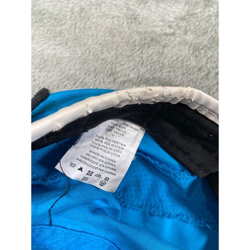 Asics 5 Panel Running Hat Lightweight Performance Moisture Wicking Blue - Picture 9 of 10