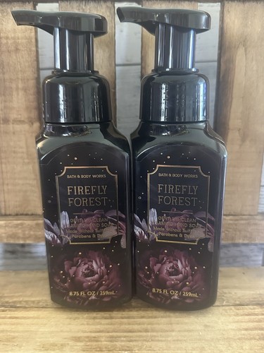 Bath & Body Works Gentle Foaming Hand Soap Lot Set X 2 FIREFLY FOREST New 8.75oz - Picture 3 of 3
