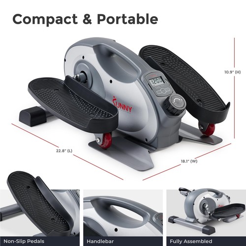 Sunny Health & Fitness Smart Portable Fully Assembled Elliptical DAMAGED BOX - Picture 7 of 8
