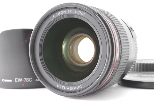 [Mint] Canon EF 35mm f/1.4 L USM Wide Angle AF Lens w/ Hood from JAPAN #499