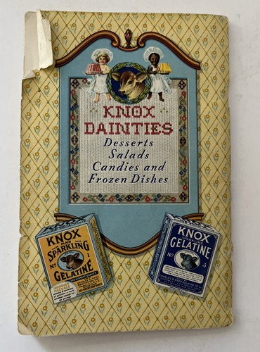 Vtg KNOX GELATINE ~ Desserts Salads Candies and Frozen Dishes ~ 1933 PB - Picture 4 of 5