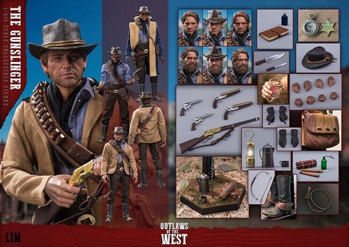 Figura masculina Limtoys LIM008 1/6 Red Dead Redemption Arthur 12" pedido anticipado - Imagen 1 de 24