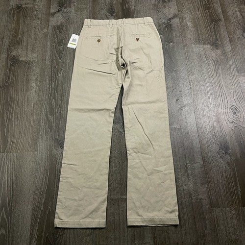 NWT Nautica Boys Pants Adjustable Waist Khaki Beige Straight Size 14 - Picture 4 of 4
