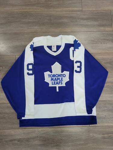 NWOT AUTHENTIC VINTAGE DOUG GILMOUR MAPLE LEAFS JERSEY MEDIUM CCM KOHO 23X28 - Picture 8 of 10