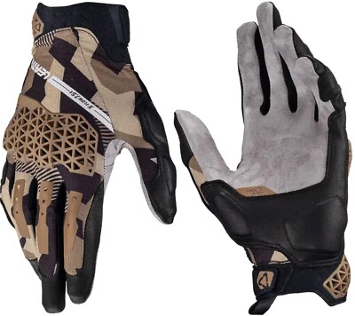 Leatt 7.5 ADV X-Flow Mens MX Offroad Short Gloves Desert