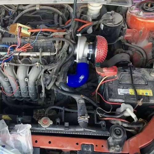 Electric Air Intake Turbocharger Upgrade Kit Car Modified Turbo Supercharger HP - Picture 13 of 15