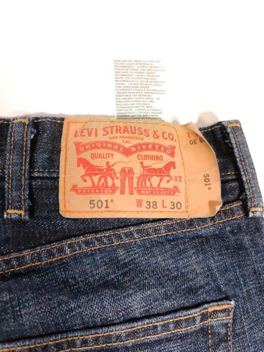 Levi's 501XX Herren Red Tag Dk Wash Button Fly Jeans 38/30 - Bild 5 von 9