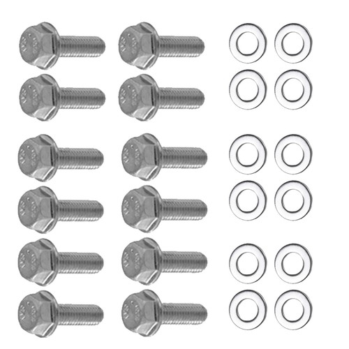 Stainless Steel Exhaust Manifold Header Bolts Kit For LS1 LS2 LT1 LS3 GM Vort Xm