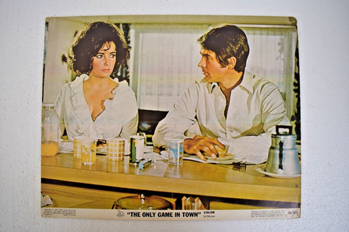 1970 The Seulement Jeu En Ville Film Original Lobby Cartes 27.9cm X 35.6cm Set 8 - Photo 6/12