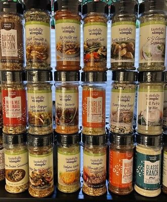 #ad 2 Tastefully Simple Seasonings Factory Sealed Free Ship You Pick $32.98