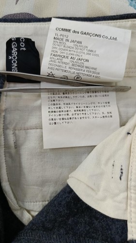 Comme des garcons tricot 2000s Japan wool gray black pants - Picture 8 of 12