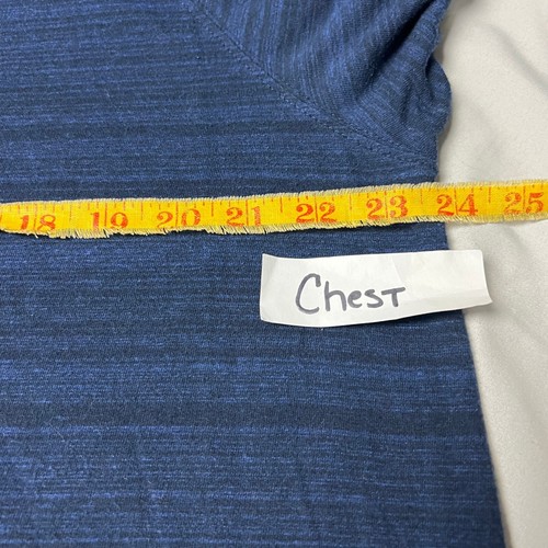 American Eagle Y2K Preppy Seriously Soft Henley T-Shirt Classic Fit Blue XL - Picture 7 of 9