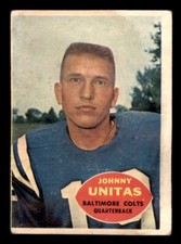 1960 Topps Football #1 Johnny Unitas GD *e2
