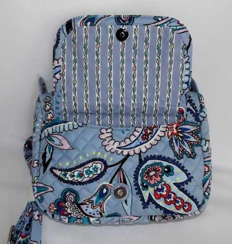 VERA BRADLEY Carson Mini Shoulder Bag Crossbody - Makani Paisley Purple - NWT - Picture 6 of 8