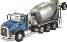 CAT Caterpillar CT660 Day Cab Tractor Blue w/ Metal McNeilus Concrete Mixer 1:50