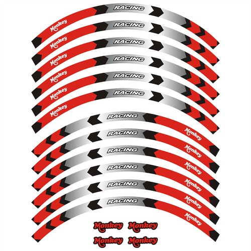 For HONDA MONKEY 125 Z125 RIM WHEEL TIRE STRIPES DECALS TAPE STICKERS - Bild 6 von 84