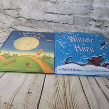 I Took the Moon for a Walk and Winter is Here 2 Childrens Hardcover Books
